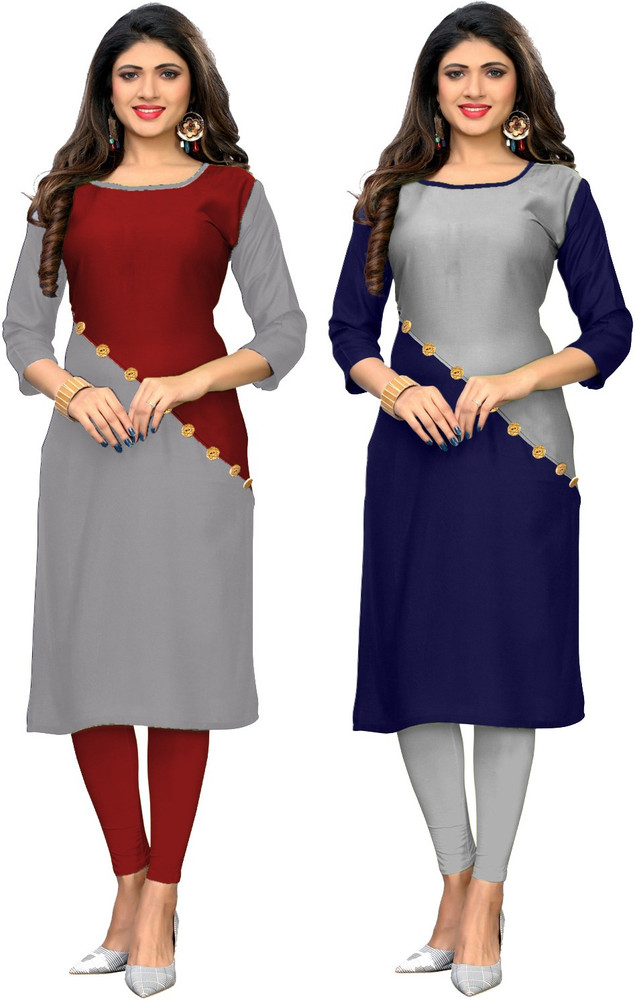 Aggregate more than 143 kurti design in two colour latest netgroup.edu.vn