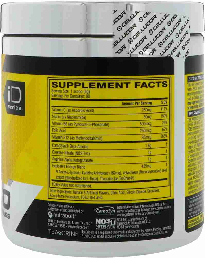 Cellucor C4 Original Pre Workout Pink Lemonade Price in India ...