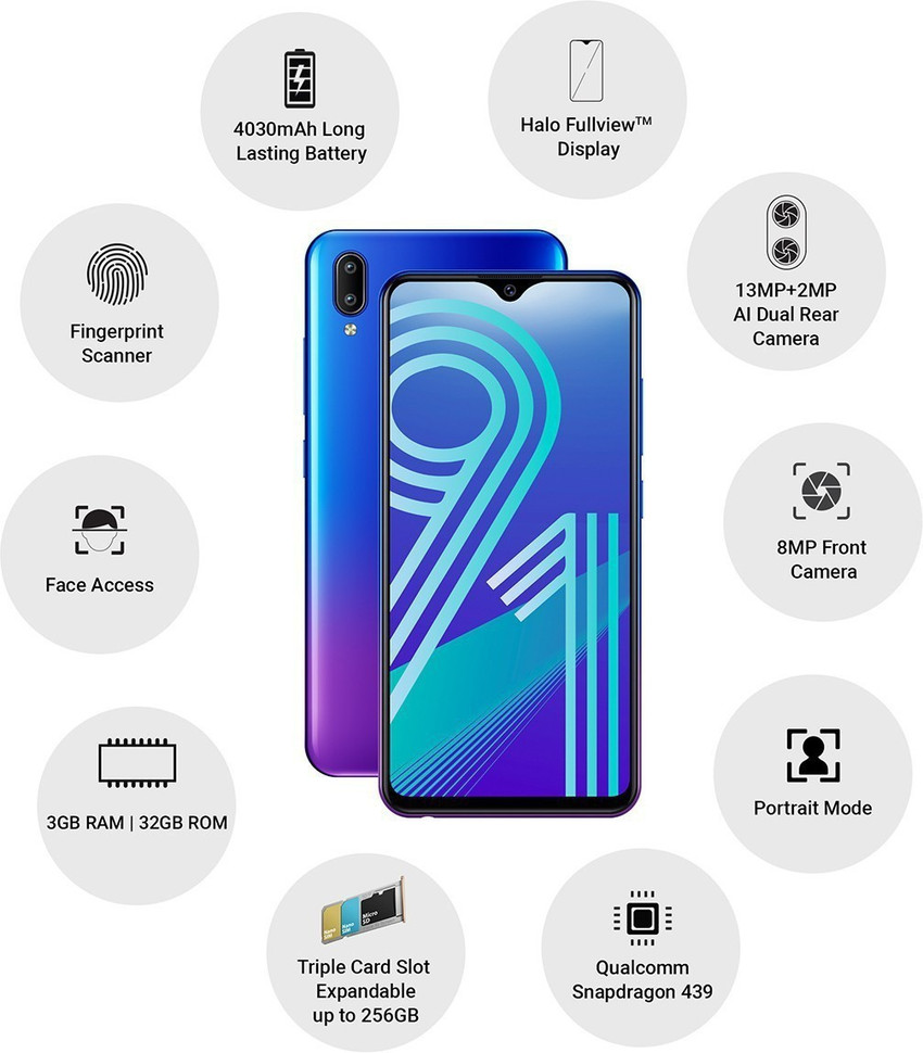 vivo y91 one camera
