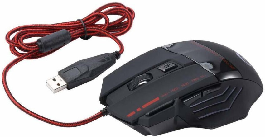 RPM Euro Games Gaming Mouse Wired Upto 3200 DPI, 6 Buttons