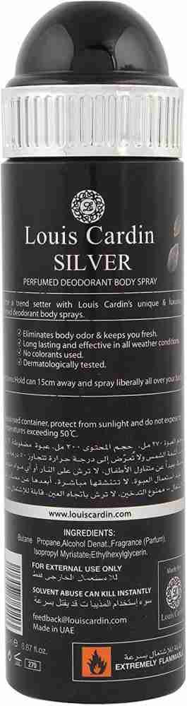 Silver Louis Cardin cologne - a fragrance for men 2011