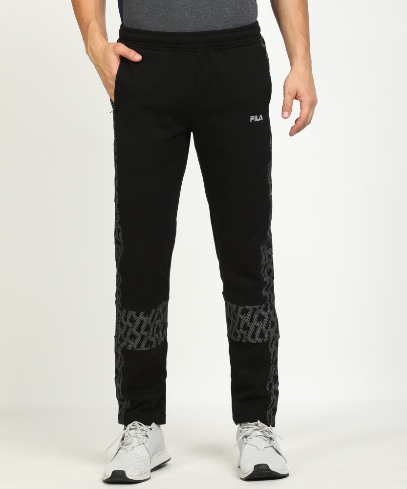 Fila Mens Active Track Pants Black Small  Amazonin Fashion
