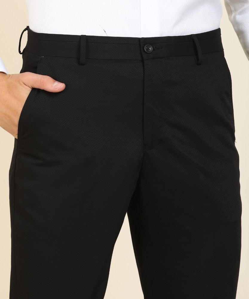 Buy Men Olive Green Ultra Slim Fit Solid Regular Trousers online   Looksgudin