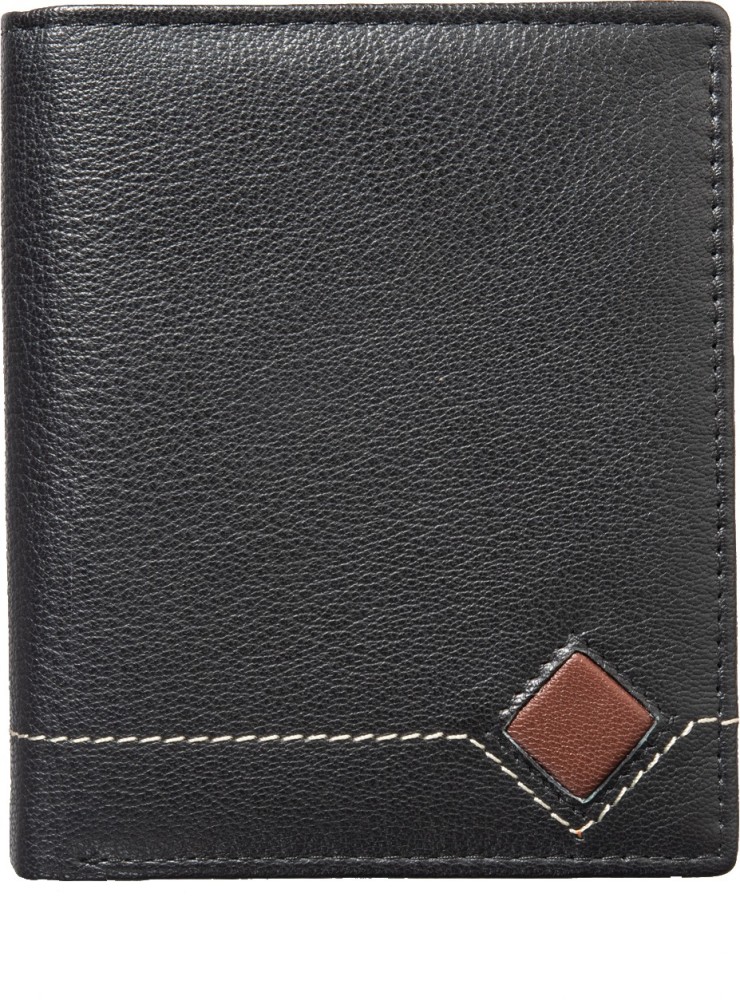 Khadim Men Maroon Leather Wallet