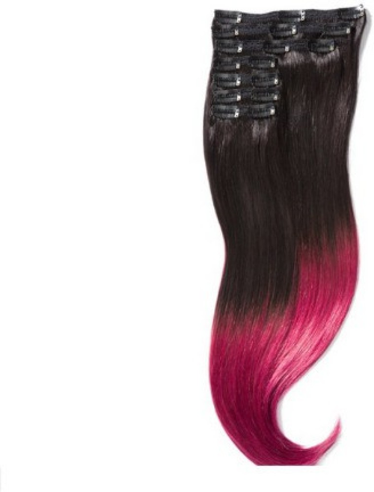 Streak Street Flamingo Pink Ombre Hair Extensions Buy Streak Street  Flamingo Pink Ombre Hair Extensions Online at Best Price in India  Nykaa