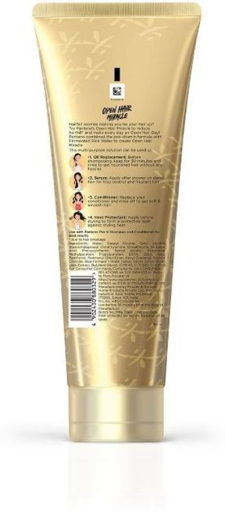 Buy Pantene Open Hair Miracle Multi Purpose Solution Oil Replacement  Heat Protectant Serum Detangler for Frizz Free Hair 180ML Online at Low  Prices in India  Amazonin