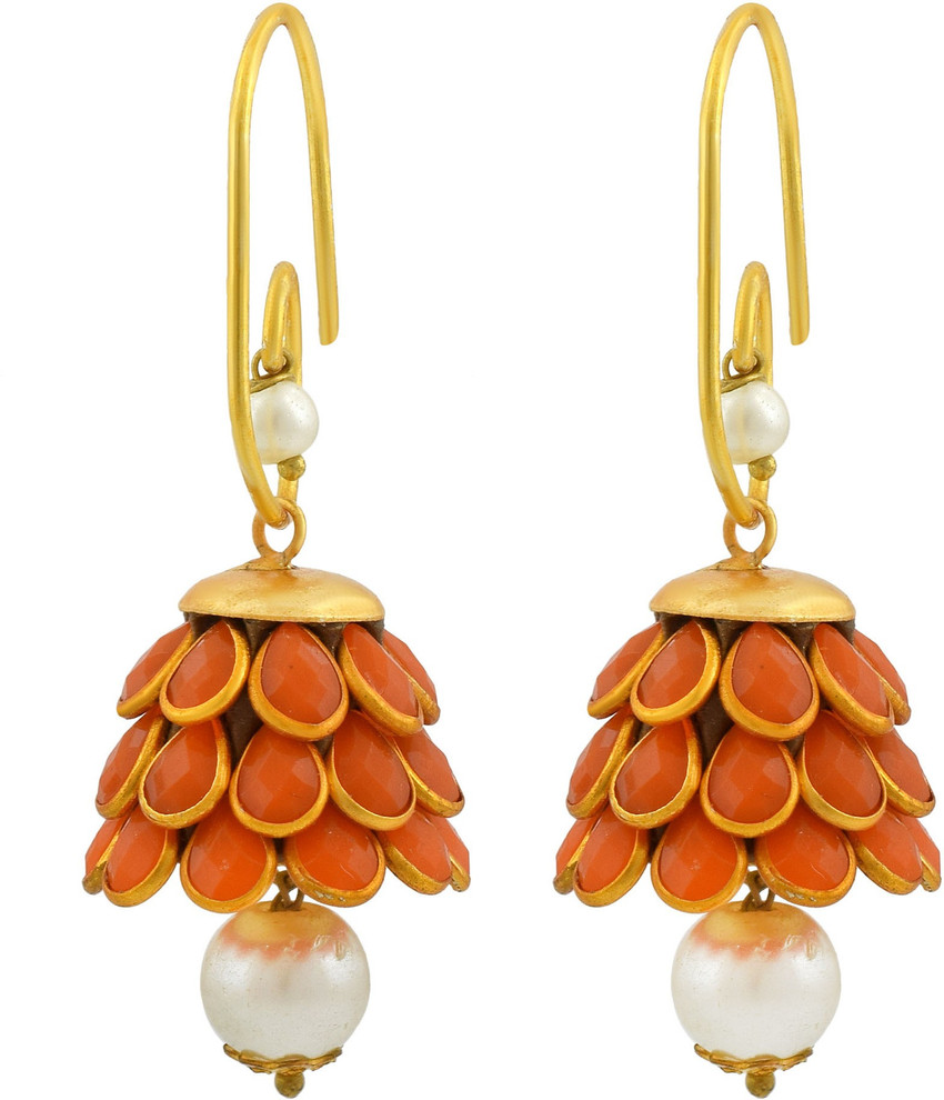 Share more than 63 orange indian earrings latest 3tdesign.edu.vn