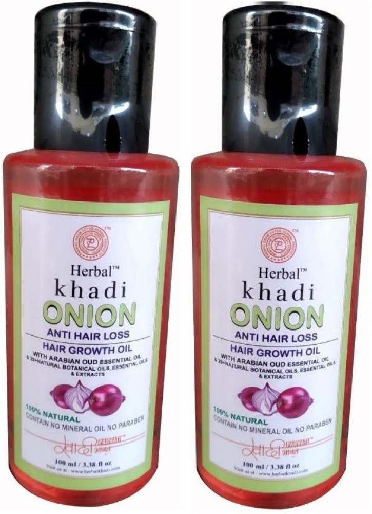 Ayurvedic Khadi Onion Hair Oil Packaging Size 50 ml at Rs 150piece in  Mumbai