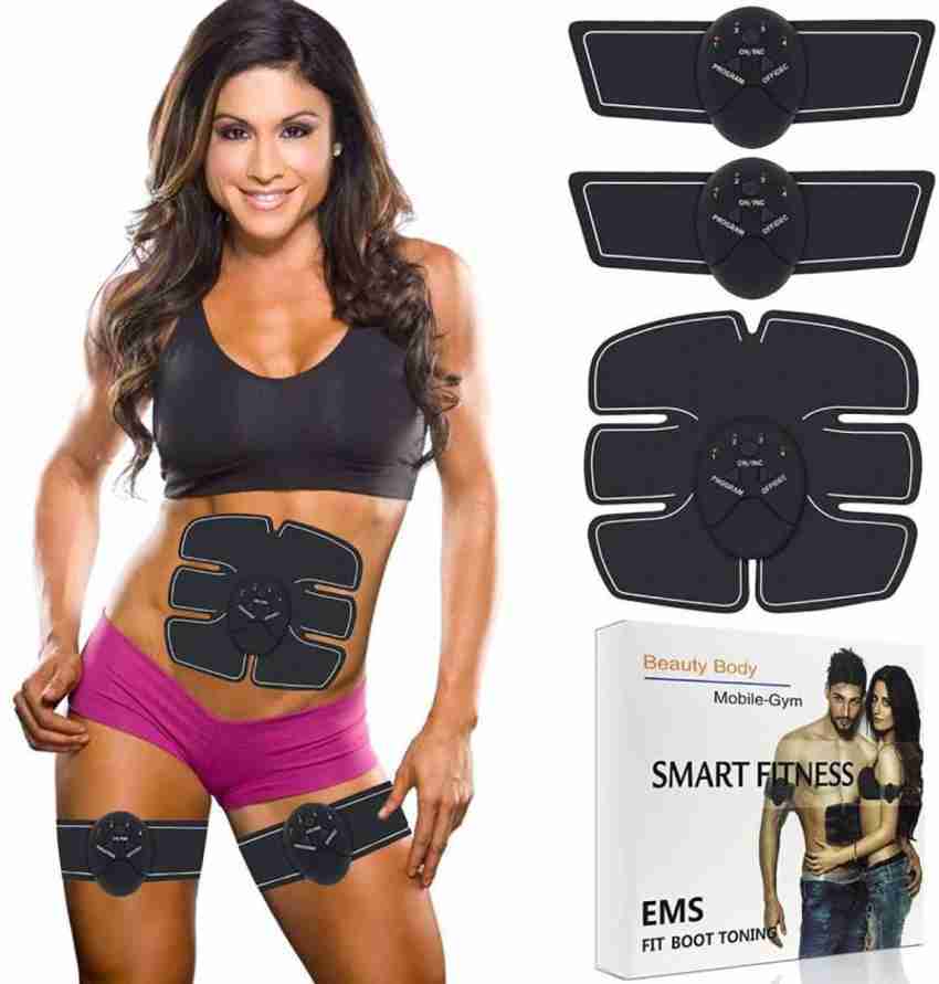 EMS ABS Rechargeable Wireless Abdominal Muscle Stimulator Smart Fitness  Massage Sticker Weight Loss belt Body Slimming belt