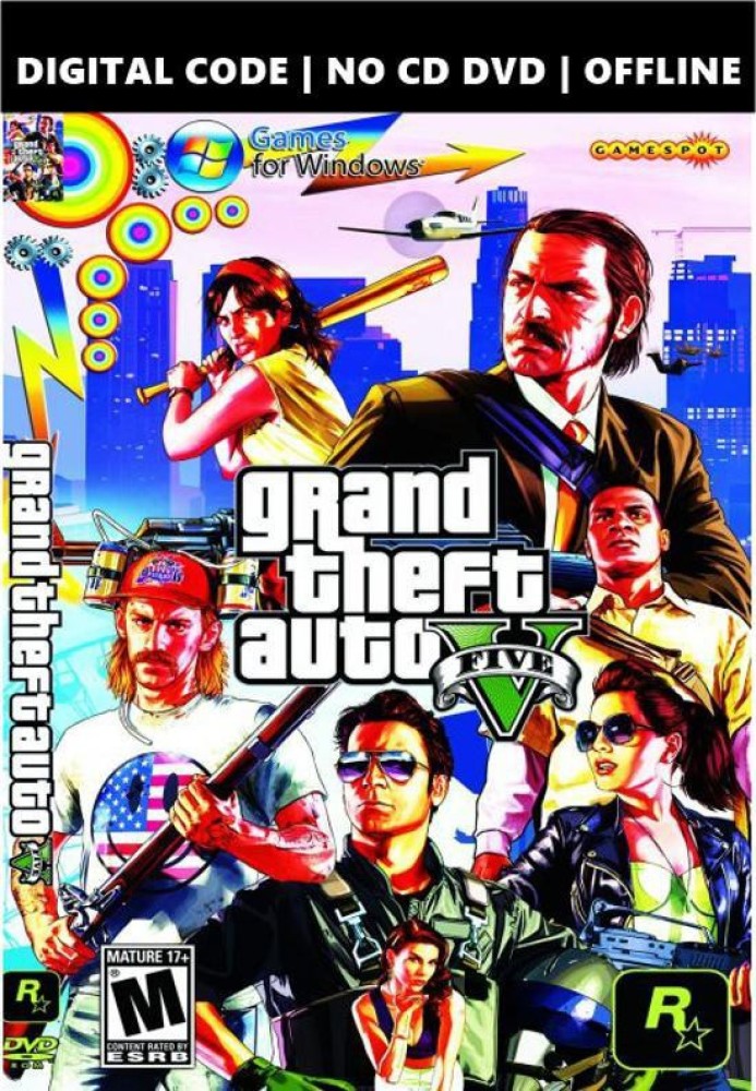 Grand Theft Auto V Pc game (No need to download online, no digital code ,  just install & play) Offline pc game (2020 Edition) Price in India - Buy Grand  Theft Auto