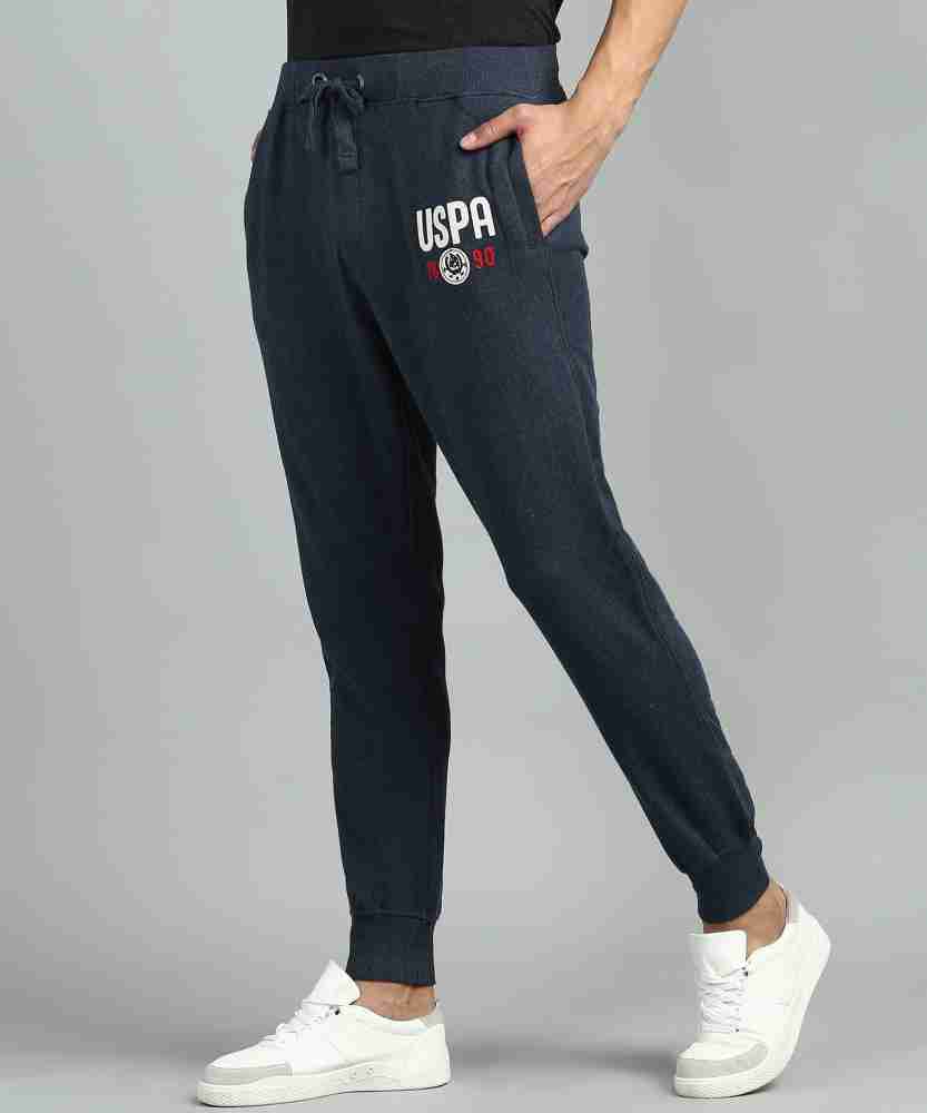 U.S. POLO ASSN. Solid Men Blue Track Pants - Buy U.S. POLO ASSN. Solid Men  Blue Track Pants Online at Best Prices in India