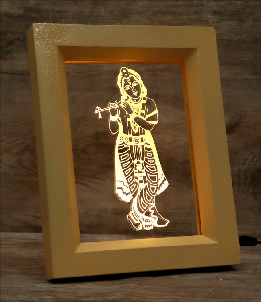 SohamCreations The Lord Krishna 3D illusion Acrylic Table Lamp ...