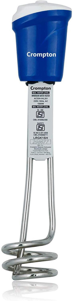 Crompton IHL-201 1000 W Immersion Heater Rod Price in India - Buy Crompton  IHL-201 1000 W Immersion Heater Rod online at Flipkart.com