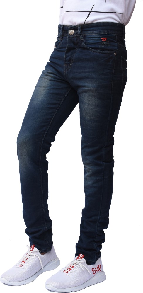 stille håndflade Slid DIESEL Slim Men Blue Jeans - Buy DIESEL Slim Men Blue Jeans Online at Best  Prices in India | Flipkart.com