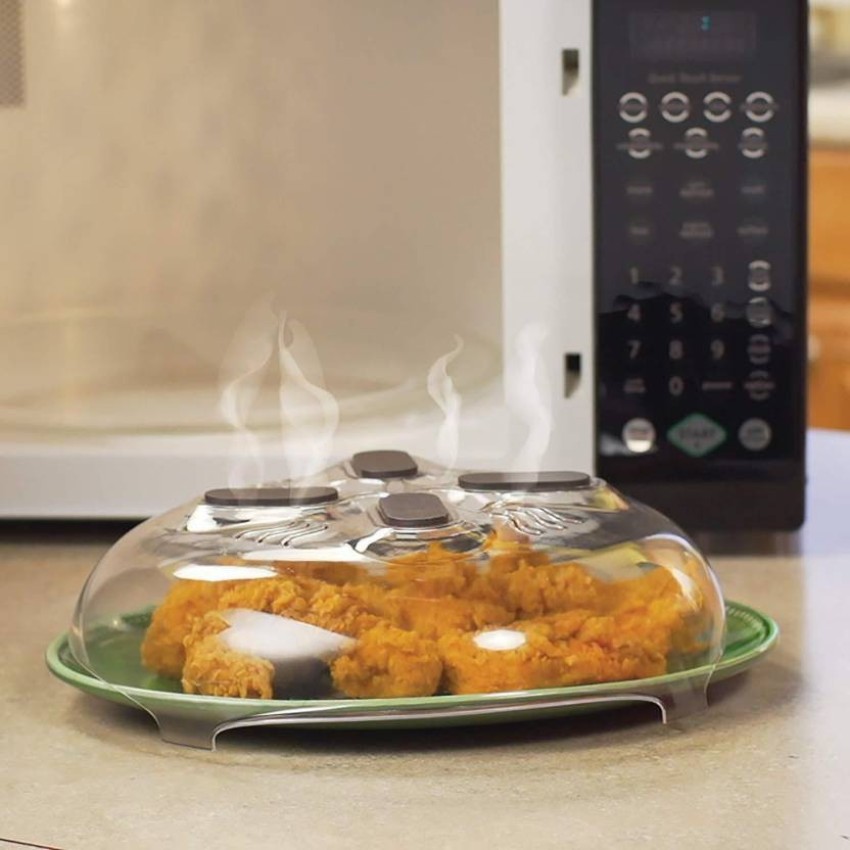 Magnetic Microwave Cover Lid Collapsible Anti Splatter Guard Food