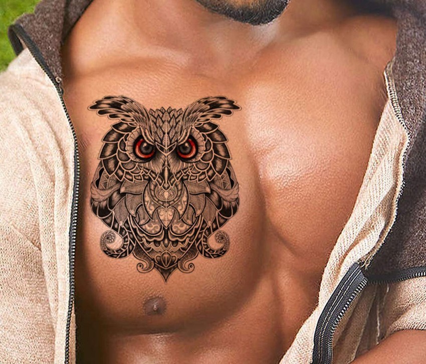 Buy Illuminati Owl Temporary Fake Tattoo Sticker set of 2 Online in India   Etsy