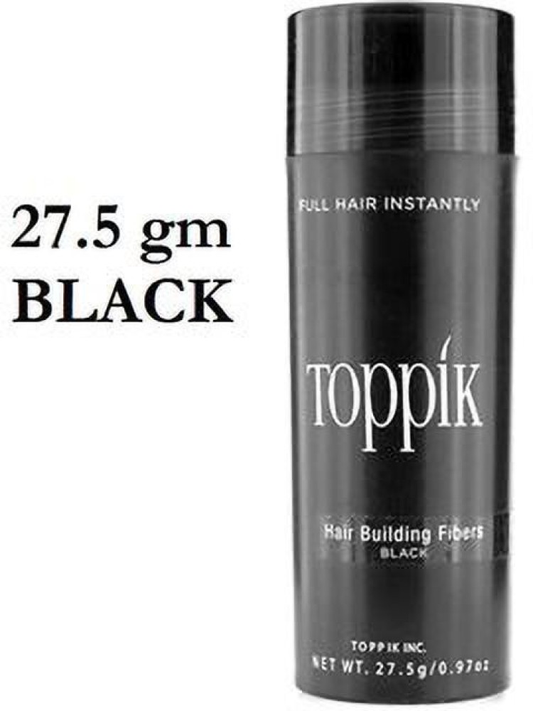 Toppik Hair Building Fibers For Regrowth Hair Loss Concealer and Instant  Styling Natural Black Color 1