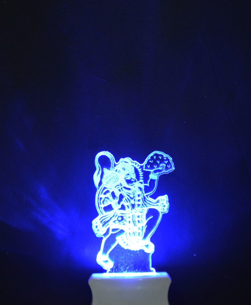 Gojeeva The Lord Hanuman 3D illusion Night Lamp is Extremely ...