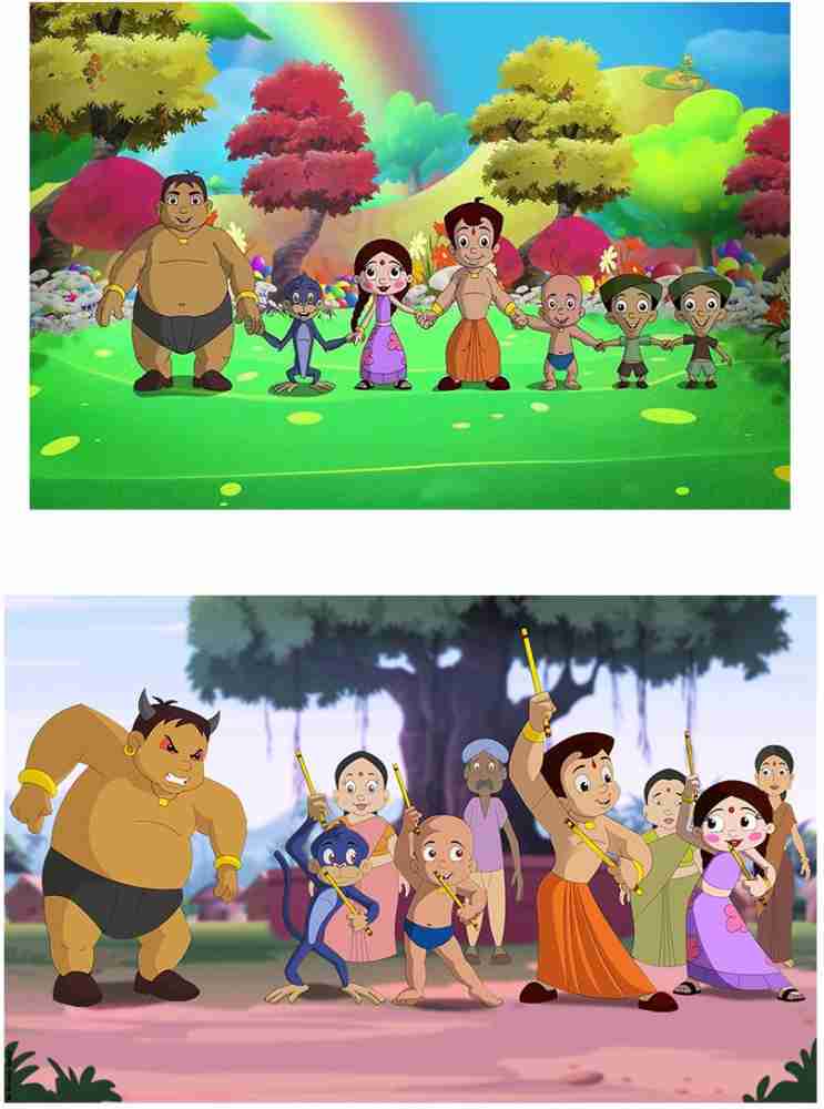 Chota Bheem Cartoon Wall Poster Combo-Beautiful Wall Poster for Decoration  Poster-High Resolution -300 GSM-Glossy/Matte/Art Paper Print - Decorative,  Animation & Cartoons posters in India - Buy art, film, design, movie,  music, nature