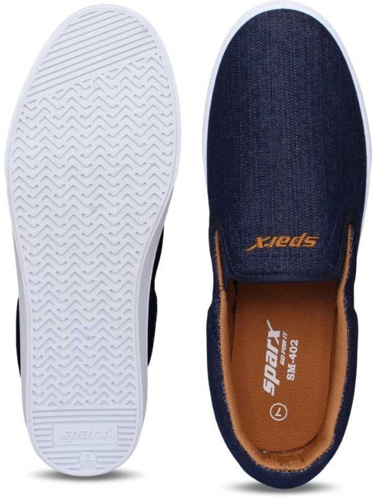 Sparx SM-402 Navy Blue Slip On Sneakers 