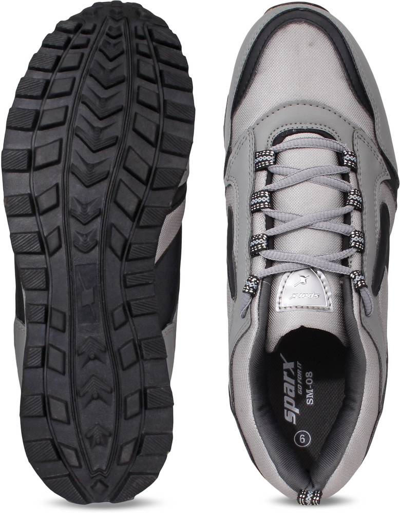 Sparx Men SM-8 Grey Black Running Shoes 