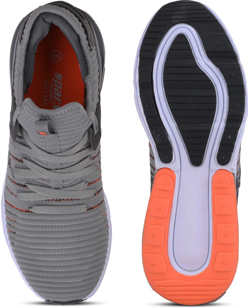 Buy Sparx Men SM-446 Grey White Running 