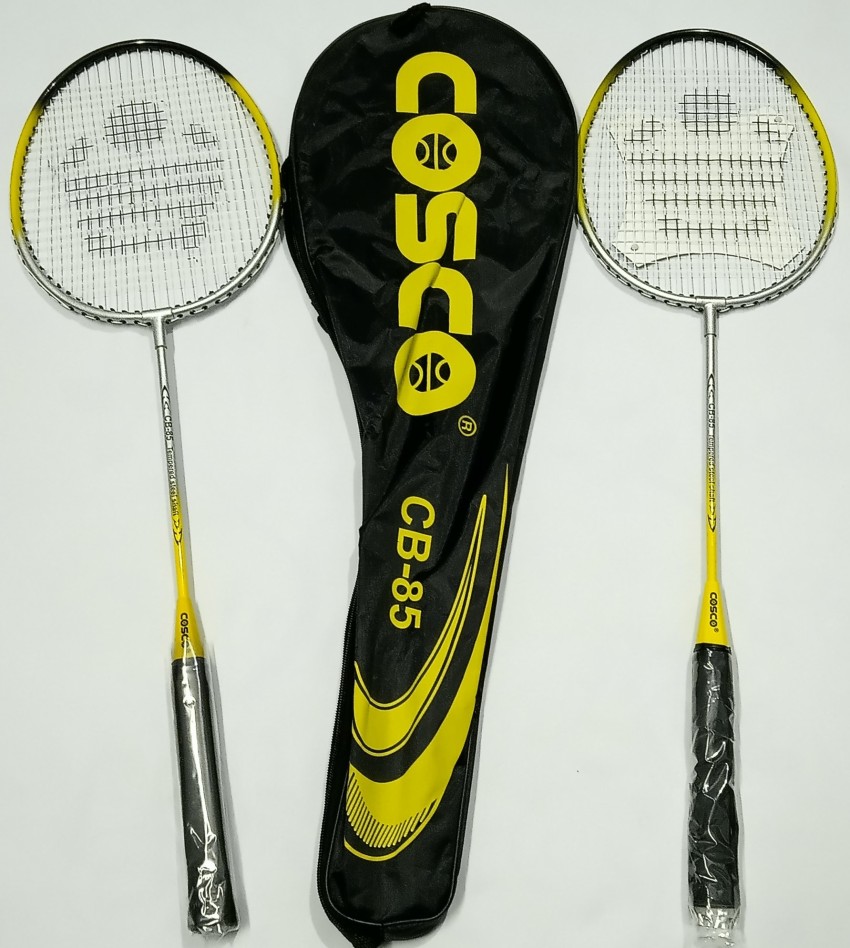 COSCO CB-85 Yellow, Silver Strung Badminton Racquet - Buy COSCO CB-85 Yellow, Silver Strung Badminton Racquet Online at Best Prices in India