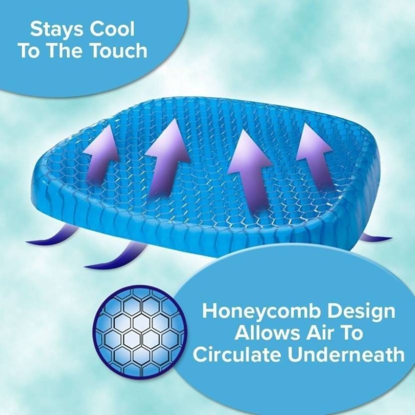 Easydex Silicon Gel Sitter Soft Silicone Breathable Honeycomb