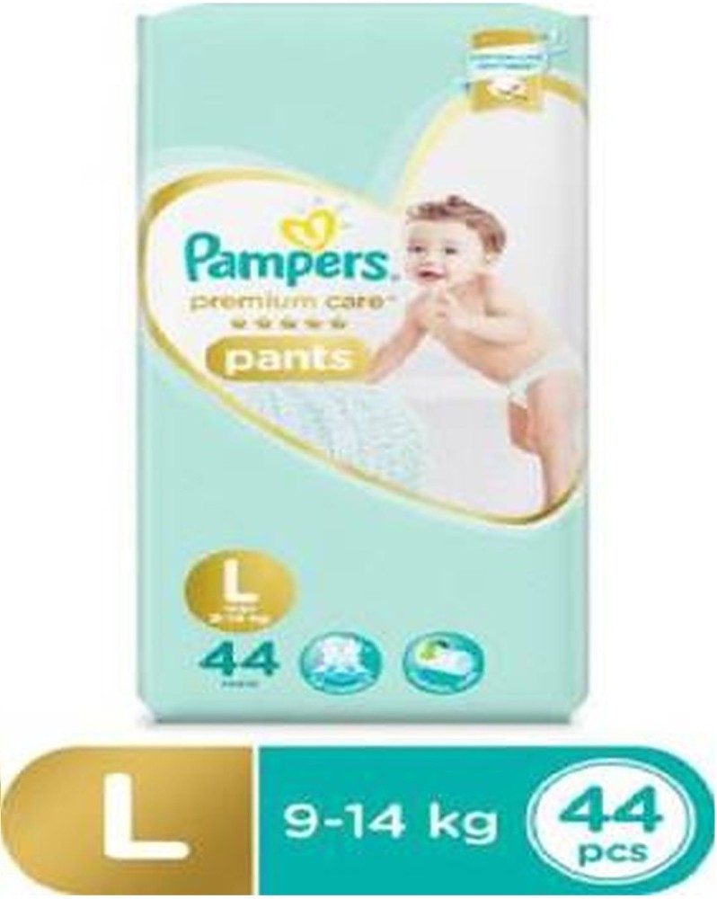 Buy Pampers Premium Care Pants L 914 kg Pack Of 44 Online  Flipkart  Health SastaSundar