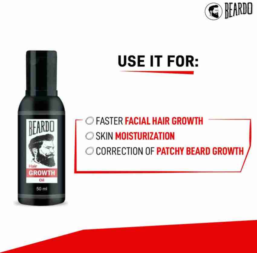 BEARDO Beard Growth Hair Oil - Price in India, Buy BEARDO Beard Growth Hair  Oil Online In India, Reviews, Ratings & Features 