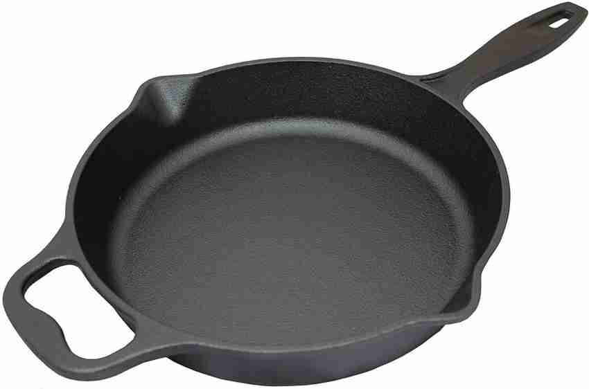 Trilonium Pre-Seasoned Cast Iron Dosa Tawa WHT10 , Diameter 10