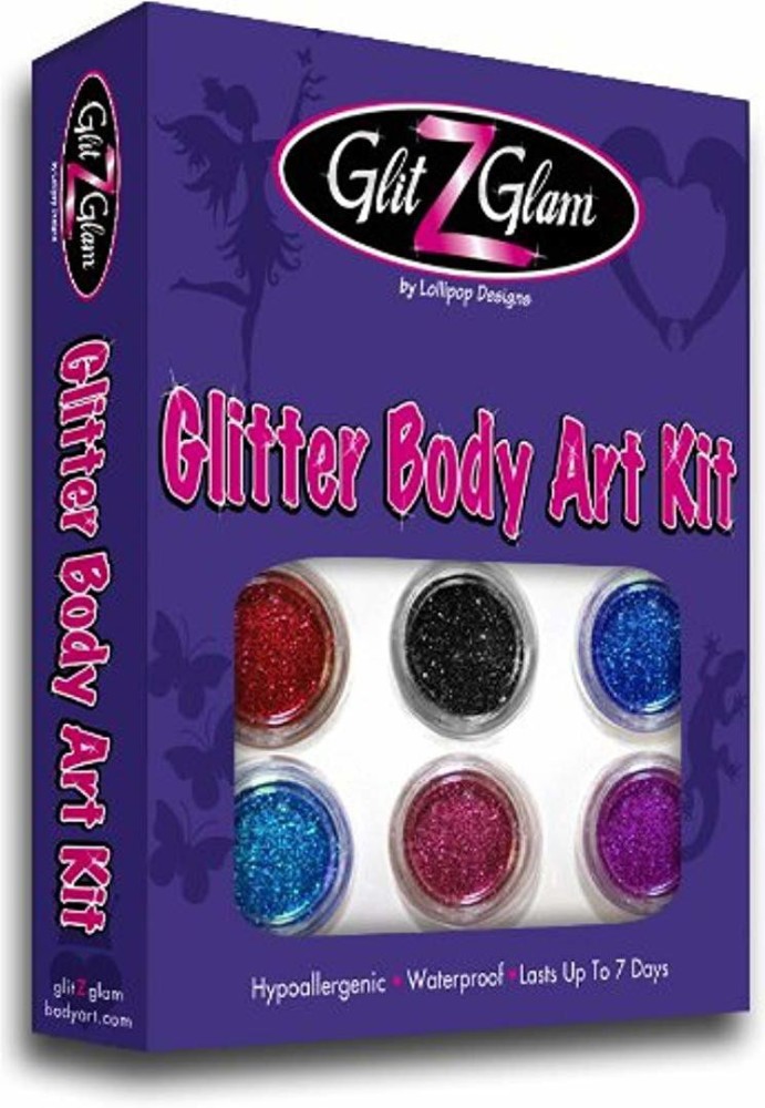 Glitter Tattoo Kit Body Glitters Set 26 Glitter  Ubuy India
