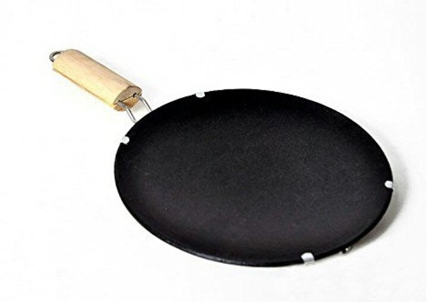 black natural terracotta clay roti tawa