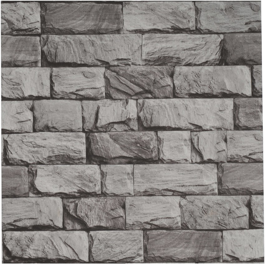 Broken Brick Wallpaper  Grey  Wallpaper  BM