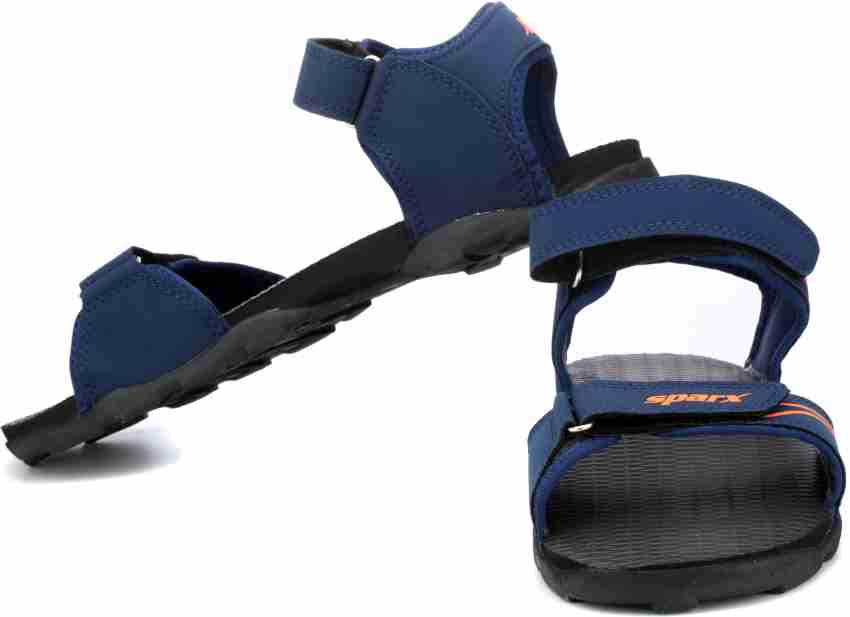 Sparx Sparx Men SS 703 Navy Blue Orange Floater Sandals Men Navy