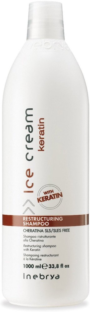 Sinewi indhente bønner Inebrya Ice Cream Keratin Restructuring Shampoo - Price in India, Buy  Inebrya Ice Cream Keratin Restructuring Shampoo Online In India, Reviews,  Ratings & Features | Flipkart.com