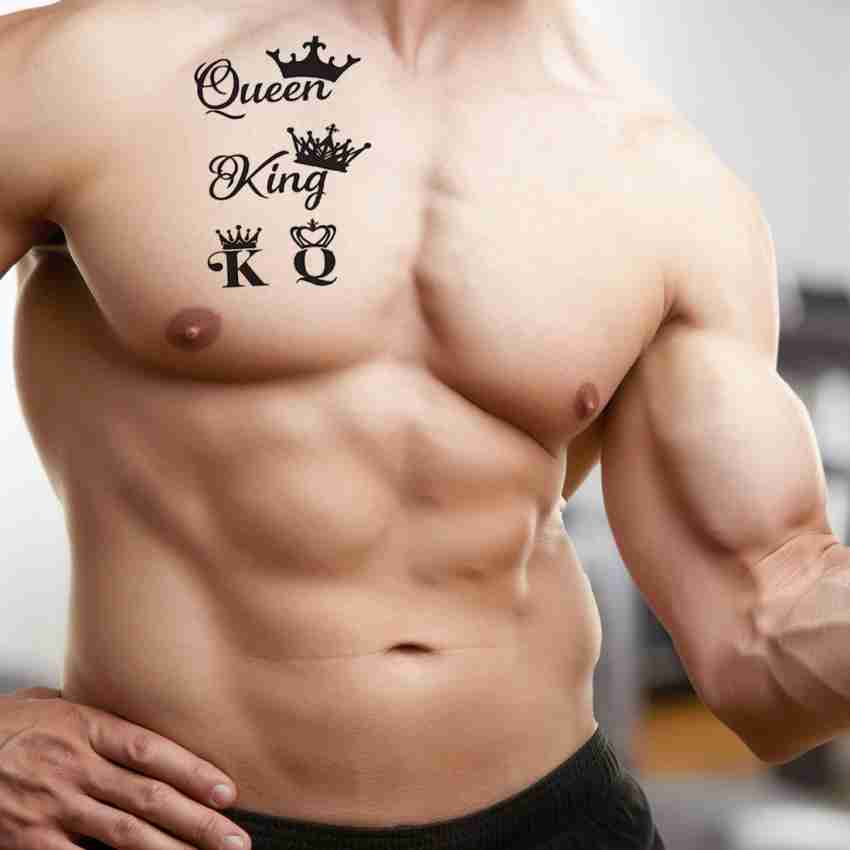 Ordershock King Queen Lion with King & Queen Couple Combo Waterproof  Temporary Body Tattoo - Price in India, Buy Ordershock King Queen Lion with  King & Queen Couple Combo Waterproof Temporary Body