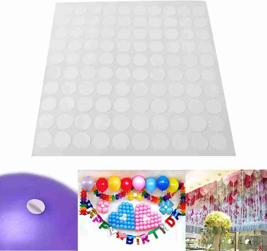 100 500 Points Balloon Attachment Glue Dot Balloons To Ceiling Or