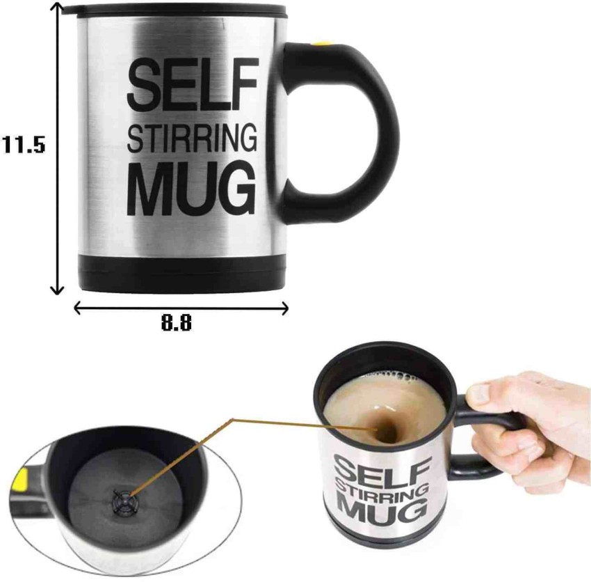 Electric Self Stirring Coffee Mug - 350ml