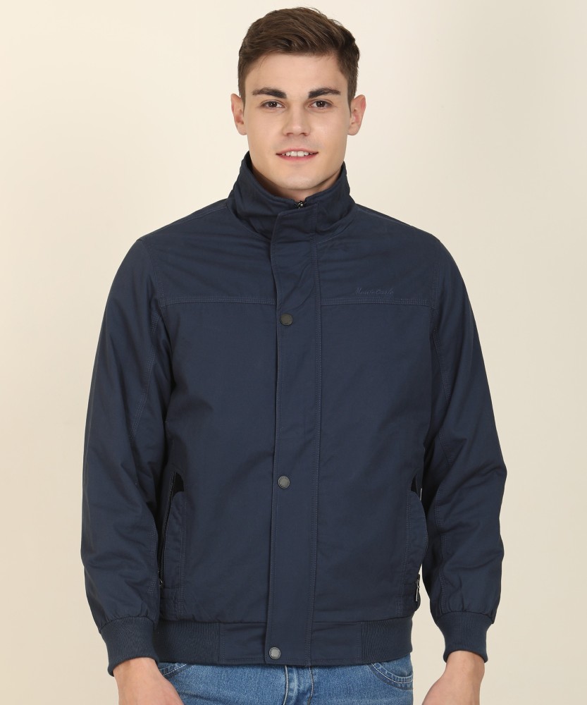 monte carlo full sleeve solid men jacket