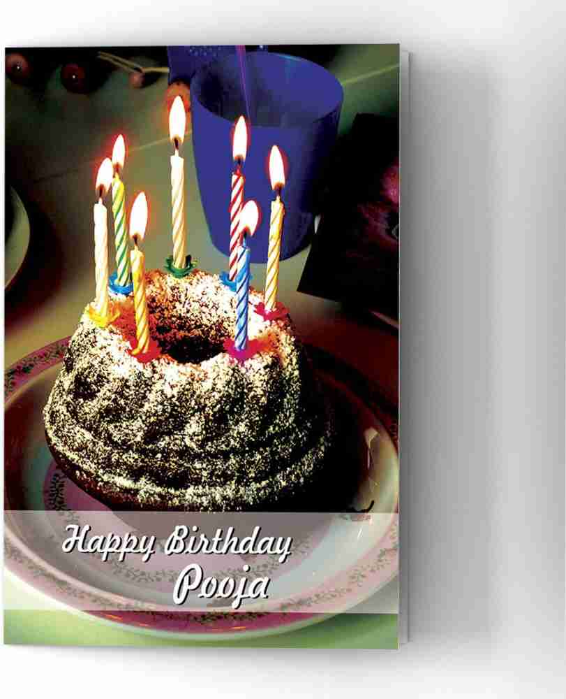 Abaronee Happy Birthday Pooja HDC001 Greeting Card Price in India ...