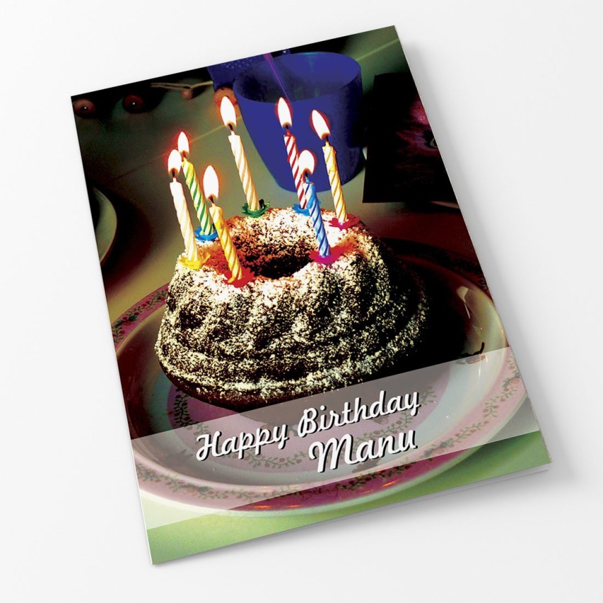 100+ HD Happy Birthday Manu Cake Images And shayari