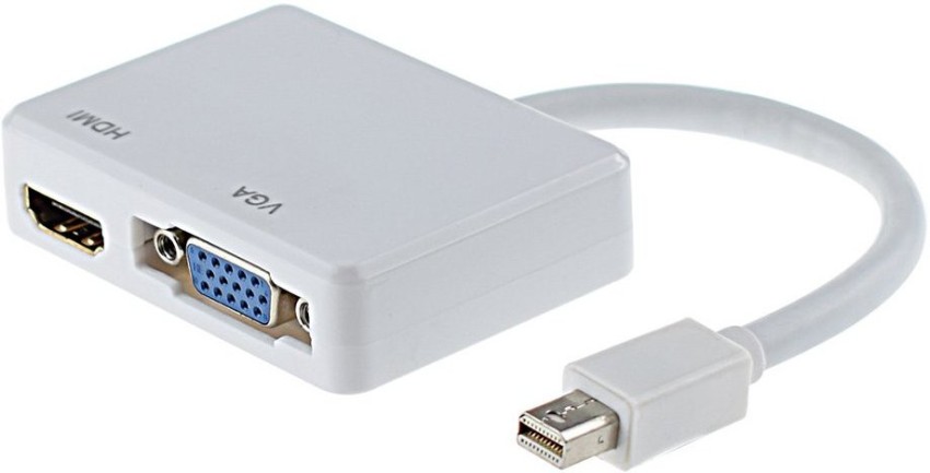 Interaktion Afslut Skur LipiWorld HDMI Adapter 0.05 m Mini Displayport to HDMI VGA Adapter Cable  for Apple, Mac MacBook Air Pro - LipiWorld : Flipkart.com