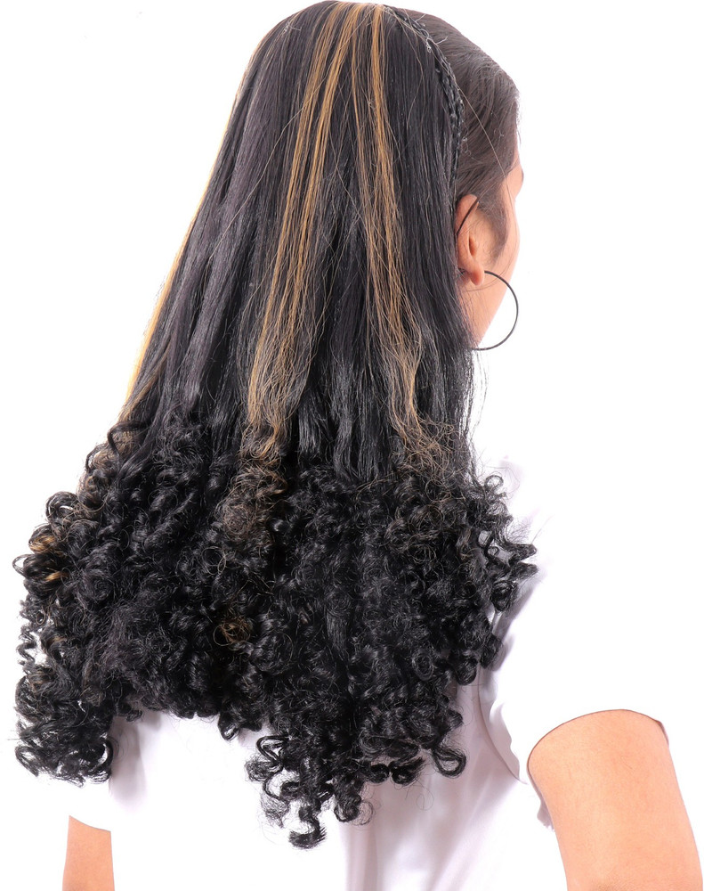 HEROSHIV INDIA high quality full soft curly natural looks Extension Hair  Extension Price in India - Buy HEROSHIV INDIA high quality full soft curly  natural looks Extension Hair Extension online at Flipkart.com