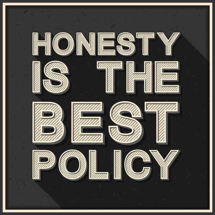 honesty is the best policy poster