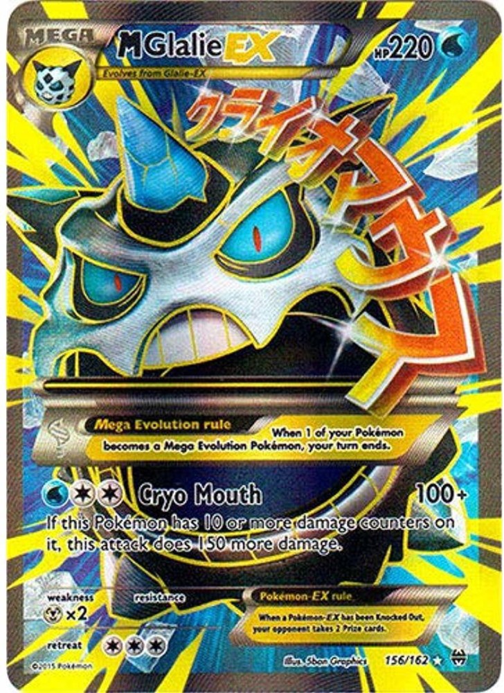 Pokemon Mega-Glalie-Ex (156/162) - Xy Breakthrough - Holo - Mega-Glalie-Ex  (156/162) - Xy Breakthrough - Holo . Shop For Pokemon Products In India. |  Flipkart.Com