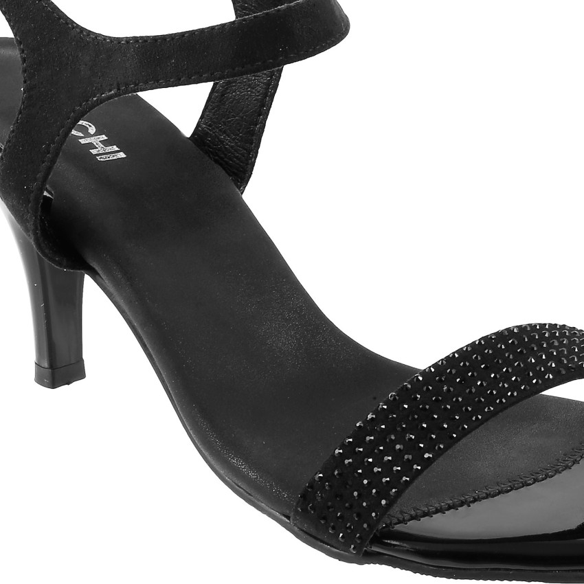 MOCHI Women Black Heels - Buy MOCHI Women Black Heels Online at Best Price  - Shop Online for Footwears in India