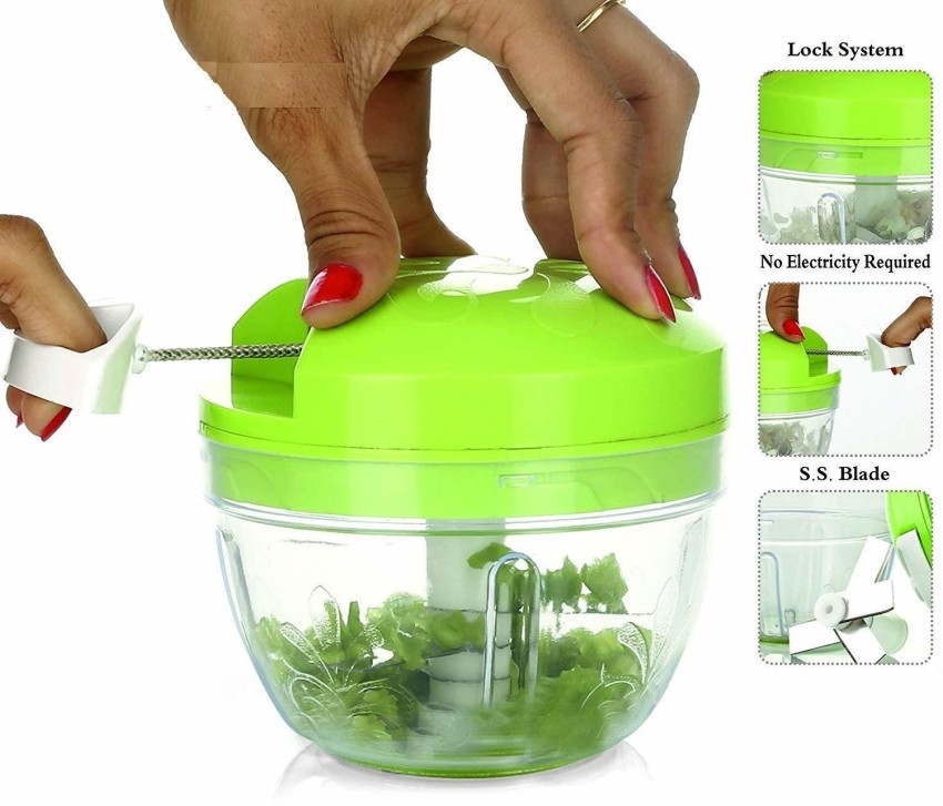 Easy Spin Cutter Compact Powerful Hand Held Vegetable Chopper