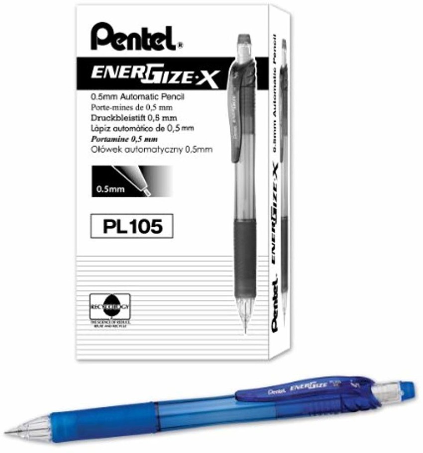 Pentel Arts GraphGear 1000 0.3mm Premium Mechanical Pencil  (PG1013EPABP),Silver