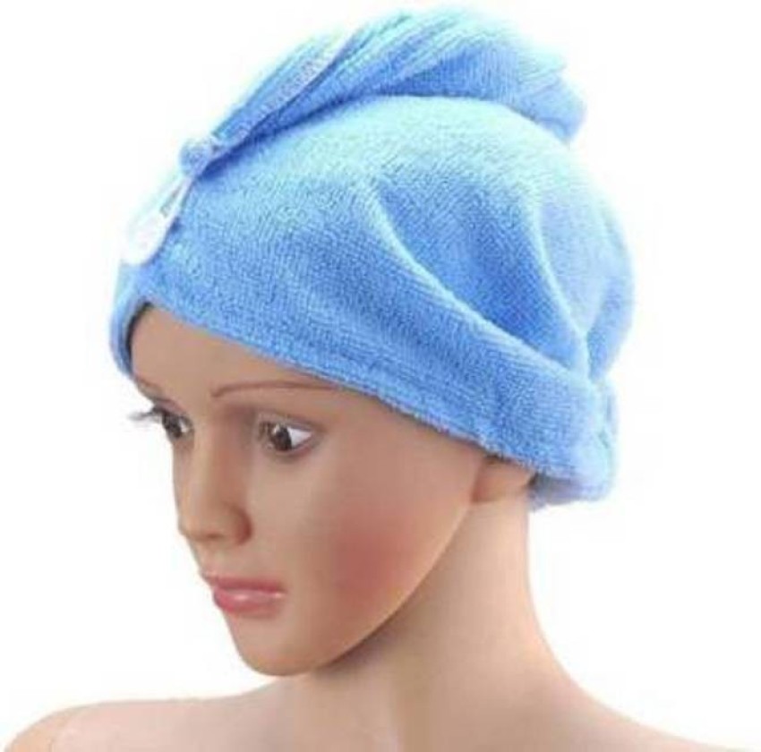 Hair Drying Towels 100 Pure Terry Towel Cotton Soft Hair Towel Wrap Hair  Twist Turban Towel Absorbent Hair Cap Head Wrap Spa Towels with Loop   Button for Long Hairs White price